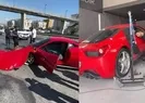 Hayatının en pahalı kazası! Tamir ettiği Ferrari ile feci kaza