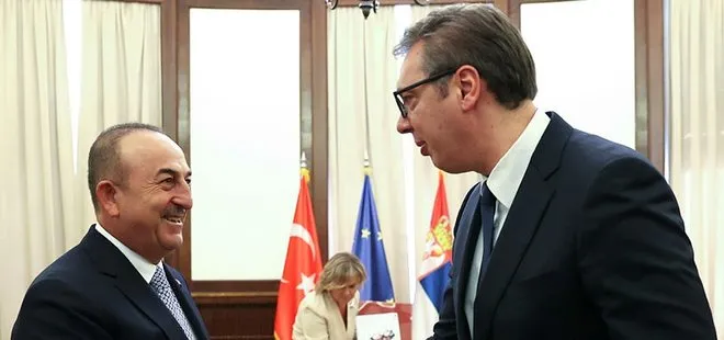 Dışişleri Bakanı Mevlüt Çavuşoğlu, Sırbistan Devlet Başkanı Vuçiç ile görüştü