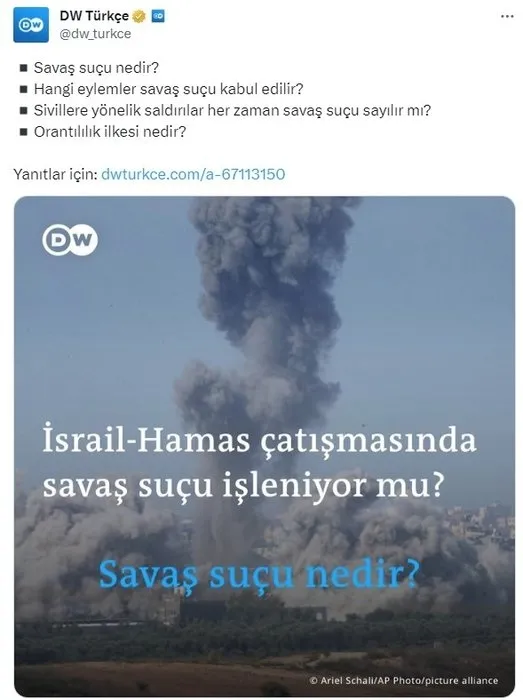 1697556023895.jpg DW Türkçe İsrail'in katliamını böyle meşrulaştırdı! Batı medyası yine bildiğiniz gibi... - 2