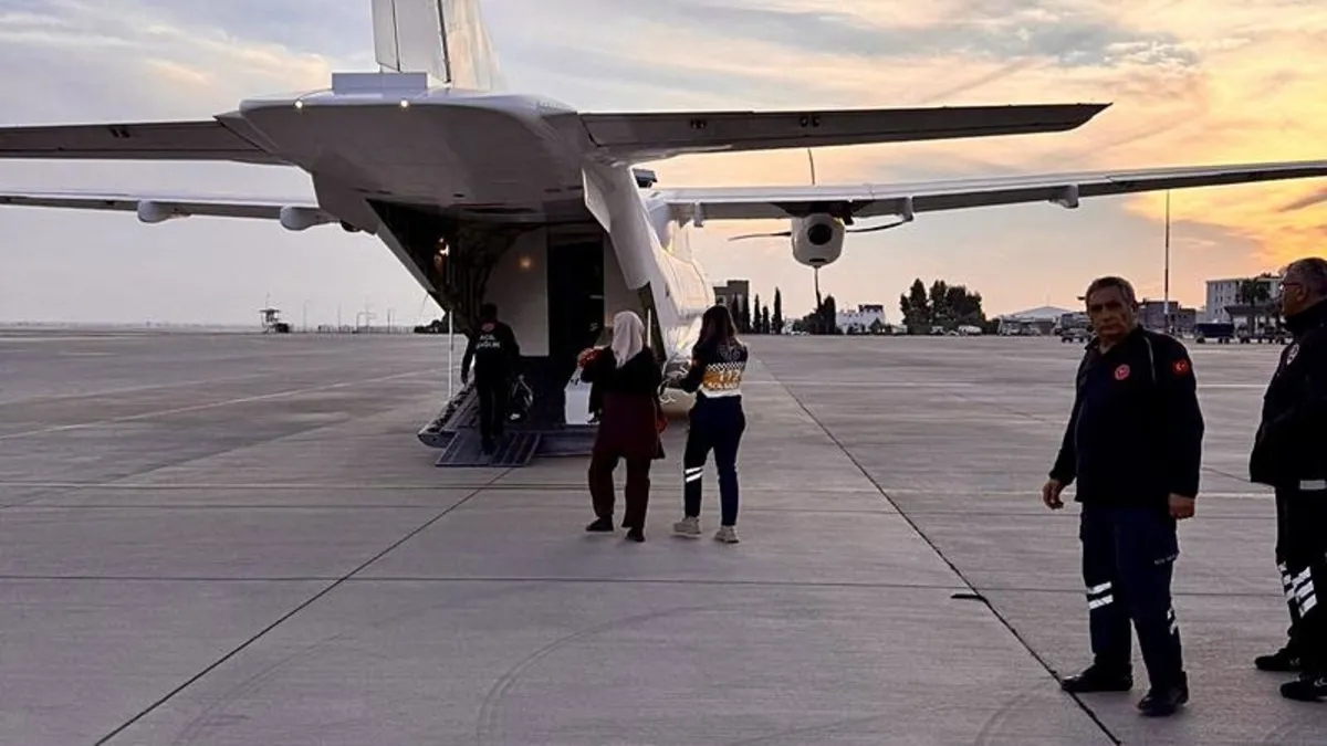 Ambulans uçak Delal bebek için havalandı