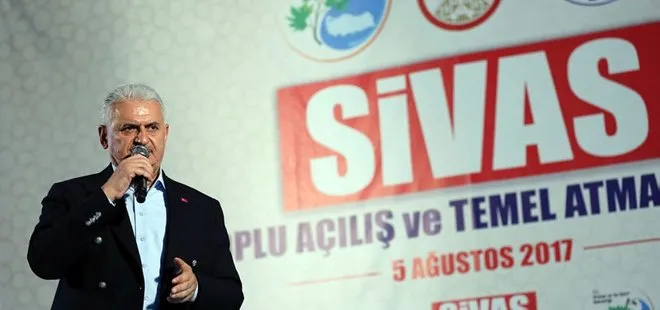 Başbakan Yıldırım: 2019’da yüksek hızlı tren Sivas’a geliyor