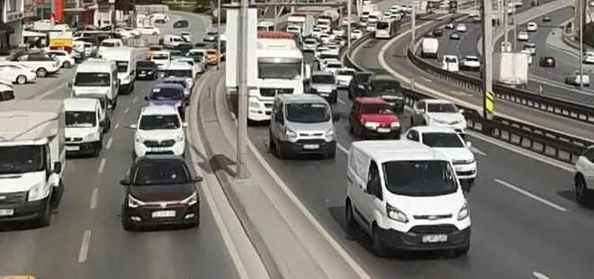 Son dakika: İstanbul’da trafikte dikkat çeken yoğunluk!