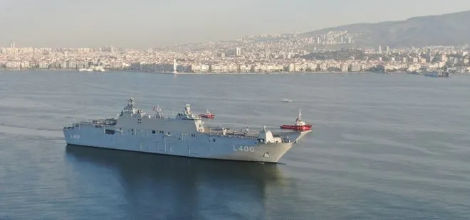 TCG Anadolu İzmir’e demir attı!