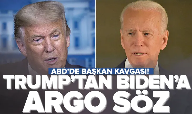 Donald Trump’tan Joe Biden’a ağır küfür!