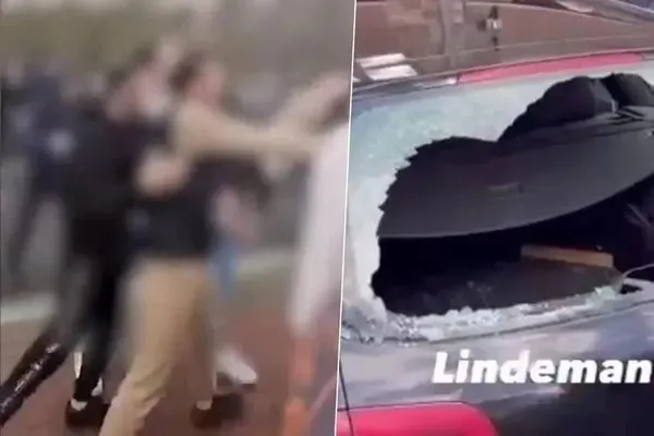 Belçika’da Türk vatandaşları teröre geçit vermedi! PKK yandaşlarının provokasyonuna sert tepki