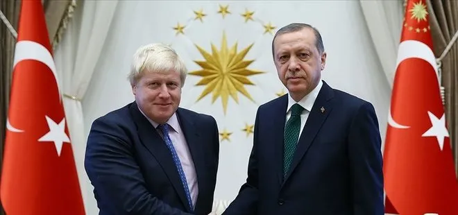 Son dakika: Başkan Erdoğan Boris Johnson ile görüştü