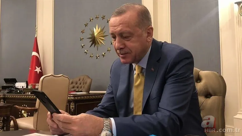 Başkan Erdoğan şehit Sedat Gezer'in eşi Medine Gezer ile görüştü 2