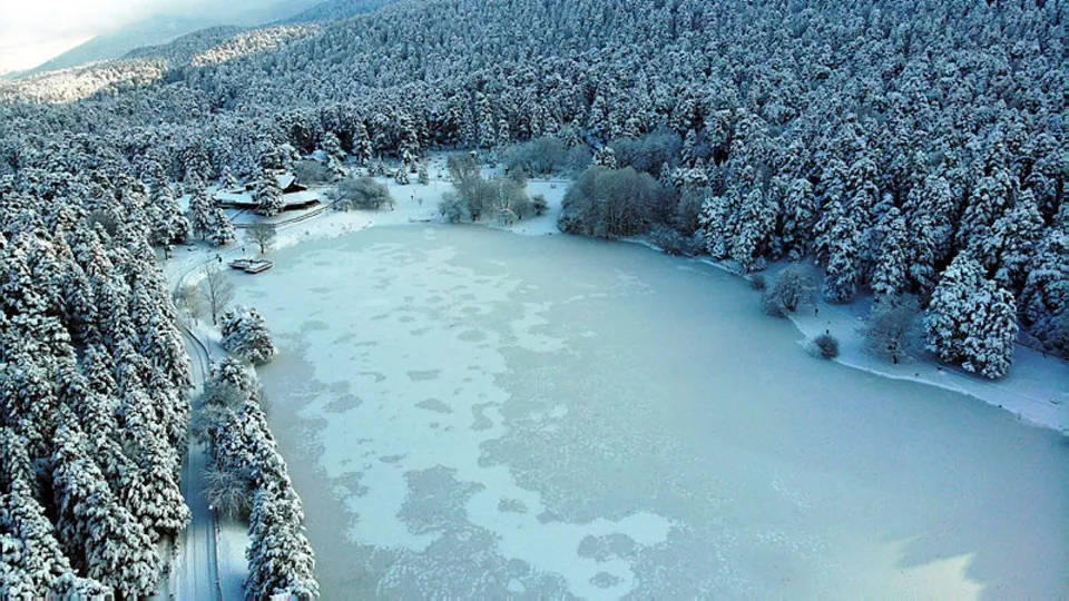 Bolu hava durumu | Şehir buz tuttu! Sıcaklık -32 derece