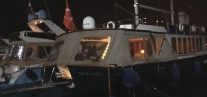 İstanbul Boğazı'nda yattaki doğum günü partisine baskın! Polis içeri girince şoke oldu