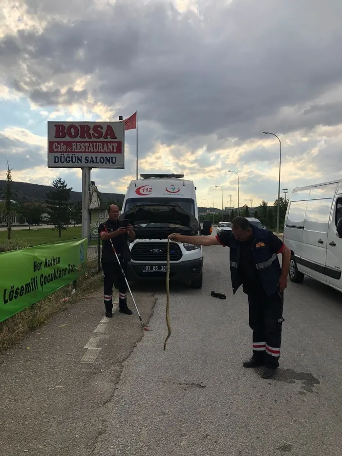 Afyonkarahisar’da ambulanstan çıkanı görenler şoke oldu - 1
