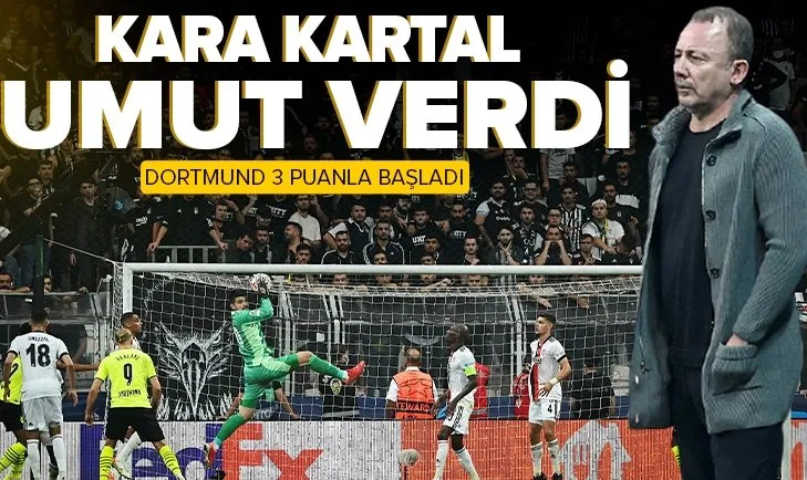 Kara Kartal umut verdi! Beşiktaş 1-2 Borussia Dortmund MAÇ SONUCU-ÖZET UEFA Şampiyonlar Ligi’nde gecenin maçı