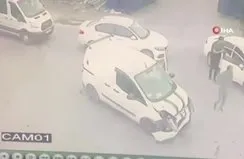 Arnavutköy’deki trafik kazaları güvenlik kamerasında