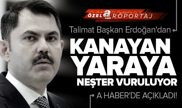 Marmara'da deniz salyası müsilaj tehlikesi! Bakan Kurum’dan A Haber’e özel açıklamalar