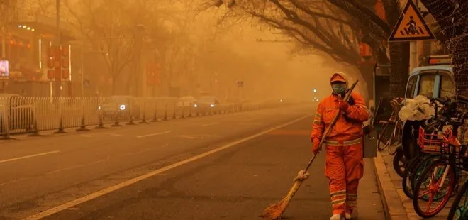 Güney Kore’de toz fırtınası etkili oluyor