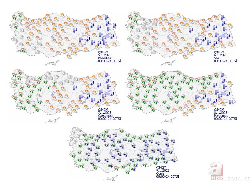 İstanbul'da fırtına bitiyor, kar geliyor! Harita resmen alarm verdi: İşte kritik günler 2