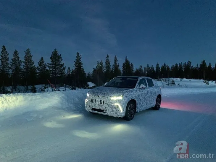 SON DAKİKA! Yerli otomobil TOGG karlı yollarda! Türkiye’nin otomobili bir testi daha başarıyla geçti