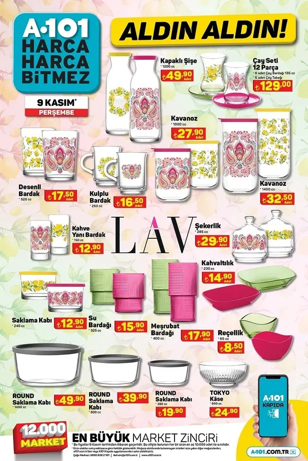 A101 21 Kasım aktüel ürünler kataloğu yayınladı! A101 afişinde Elektrikli ısıtıcı 439 TL, Saç düzleştirici 179 TL, Samsung Cyclone Süpürge 2.799 TL’den satışa sunuluyor
