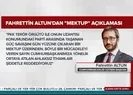 Cumhurbaşkanlığından mektup açıklaması