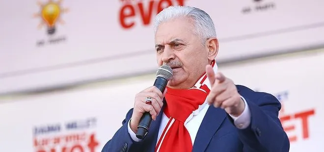 BAŞBAKAN YILDIRIM: MİLLETİN SEÇTİĞİ TEK ADAM OLMAZ