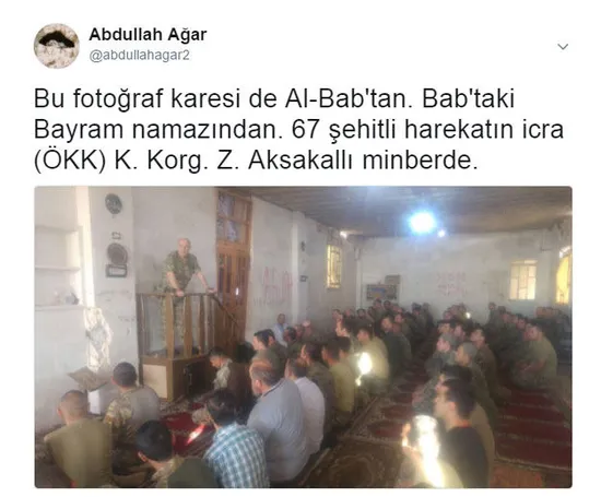 El Bab’da destan yazan askerlerimizin anlamlı fotoğrafı - 1