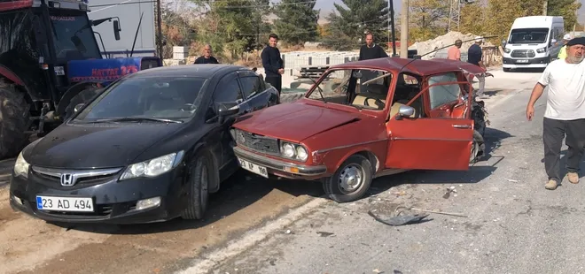 Elazığ'da feci kaza! 1 kişi yaşamını yitirdi