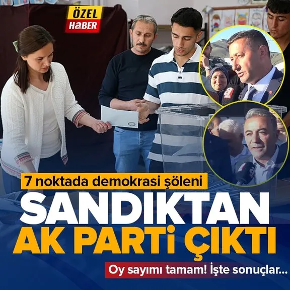 3 ilçe ve 4 beldede seçim yenilendi! Tunceli Sivas ve Aksaray’da AK Parti imzası...