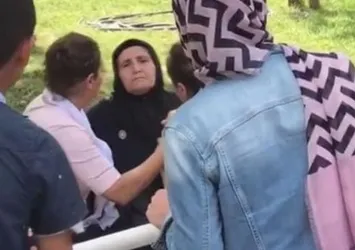 Bursa'da şehit annesine çirkin saldırı!