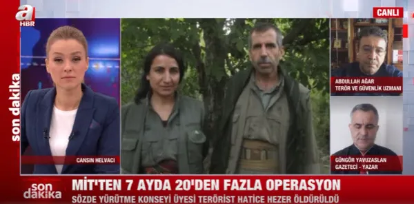 Abdullah Ağar A Haber'de terörist Hatice Hezer'in öldürülmesini değerlendirdi! Hem eli kanlı terörist hem de siyasi bir figür - 3