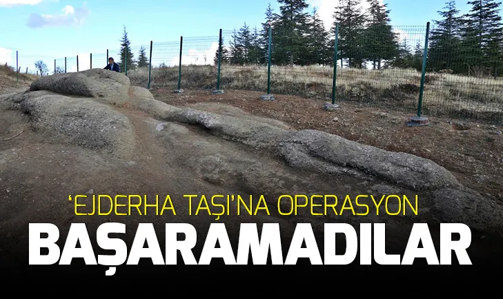 Elazığda Ejderha Taşına operasyon