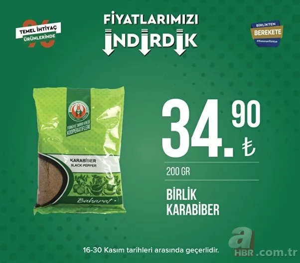 AYÇİÇEK YAĞI 35 TL'den...Tarım Kredi Kooperatif Market'te BÜYÜK KAMPANYA! İşte, yeni indirimli ürünler listesi... 18