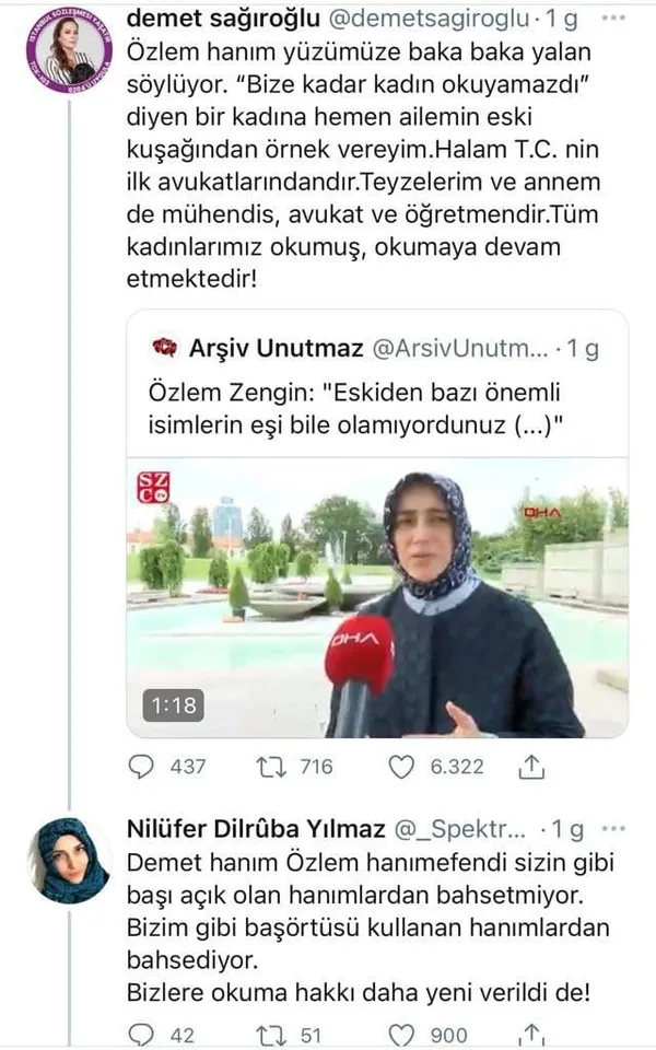 1626015921973.jpg Sanatçı Demet Sağıroğlu Türkiye'de uygulanan başörtüsü yasağını savundu! "Okumak isteyen insan Arabistan’a da gidip okurdu" - 3