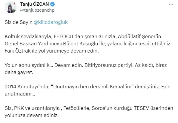 1690143904986.jpg CHP'de gerçekler bir bir günyüzüne çıkıyor! Özcan'dan Kılıçdaroğlu'na salvo: PKK, FETÖ ve Soros'la yolunuza devam edin... - 8