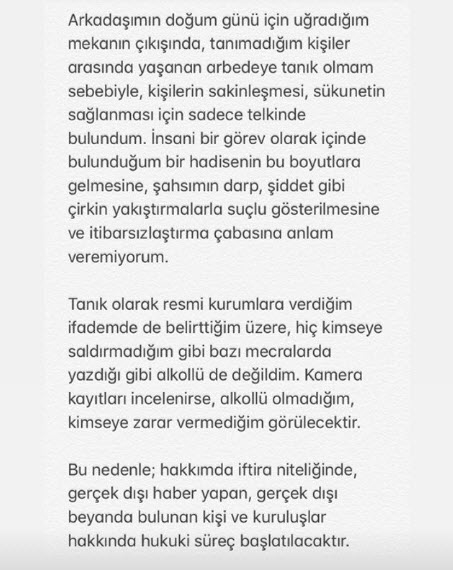 İbrahim Çelikkol ve 6 arkadaşının bir kişiye saldırdığı iddia edilmişti! İlk açıklama geldi - 2