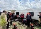 Diyarbakır’da yolcu otobüsü devrildi! Ölü ve yaralılar var