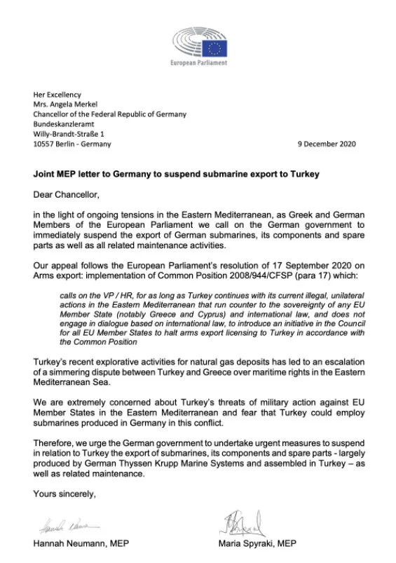 Alman ve Yunan vekillerden Türkiye provokasyonu! Merkel'e mektup gönderdiler - 3