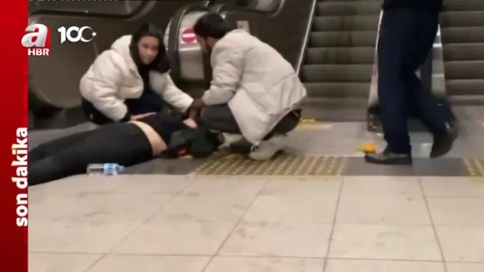 İzmir’de metroda yürüyen merdiven kazası! 5 yaralı var...