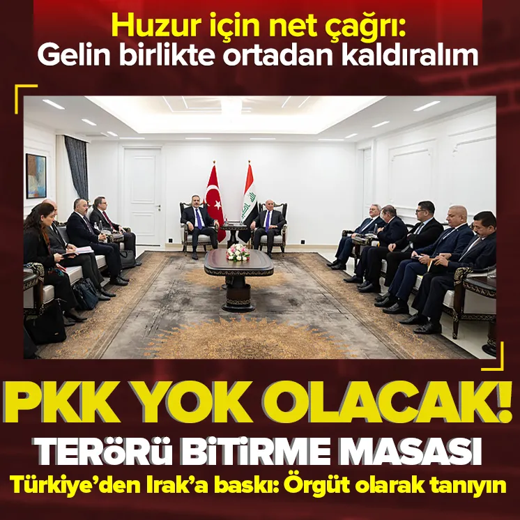 Irak, PKK’yı terör örgütü olarak tanımalı