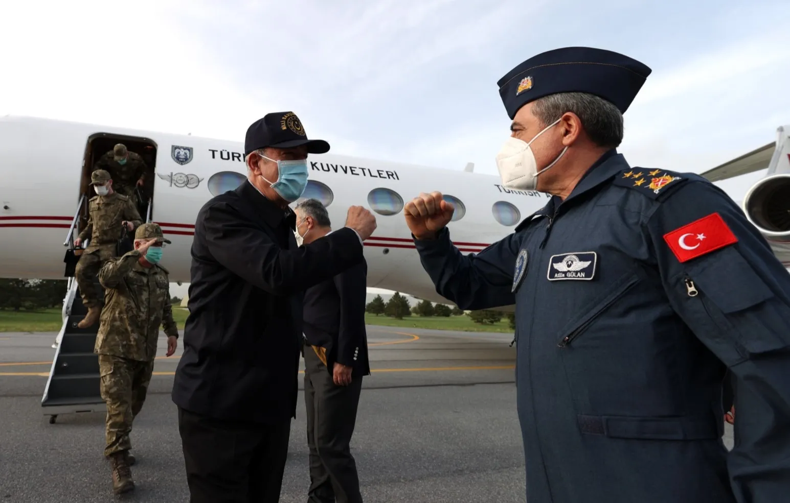 Milli Savunma Bakanı Hulusi Akar Pençe-Şimşek ve Pençe-Yıldırım operasyonu için Eskişehir'de