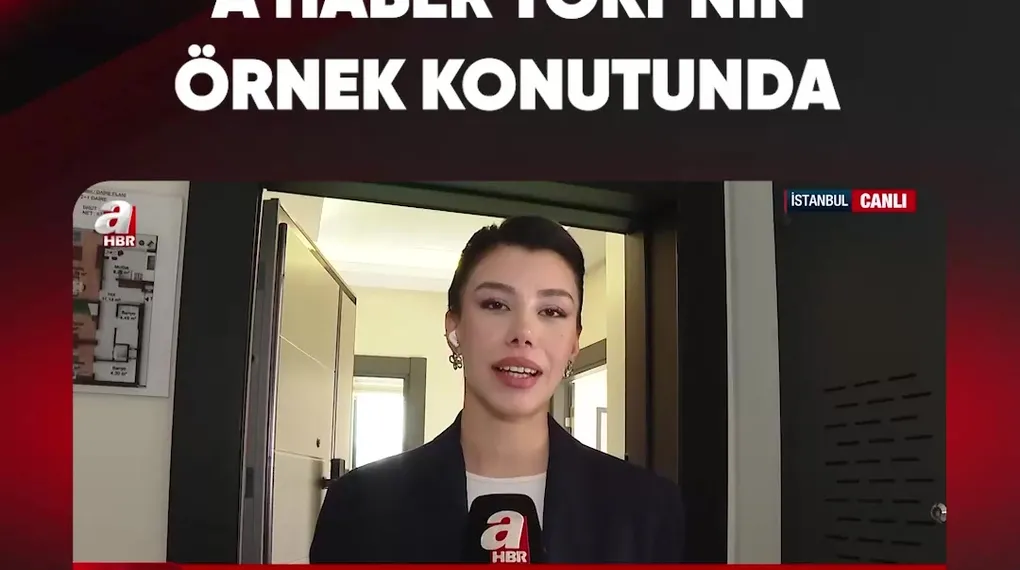 A HABER TOKİ'NİN ÖRNEK KONUTUNDA