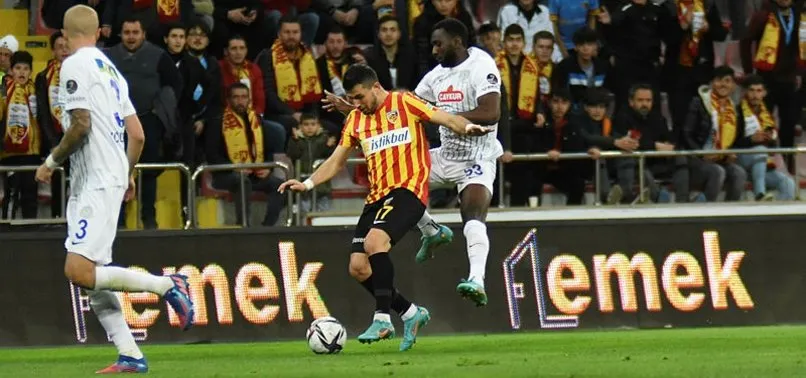 Yukatel Kayserispor: 1 - Çaykur Rizespor: 1 MAÇ SONUCU ÖZET