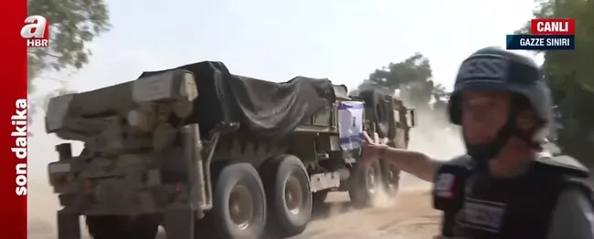 A Haber çatışma bölgesinde | İsrail tankları Gazze sınırında! Namlular sivillere dönmüş durumda