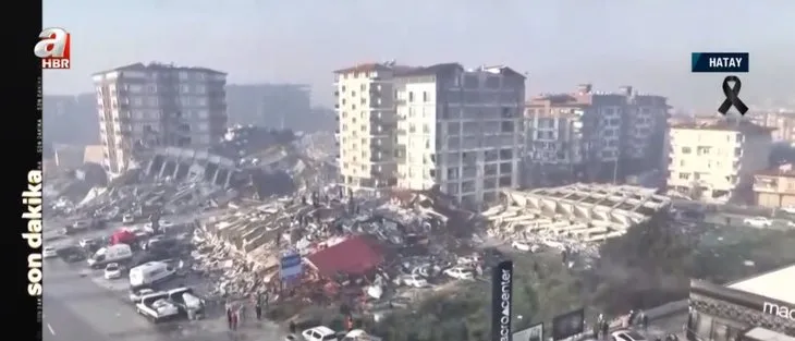 A Haber drone kamerasından DEPREM bölgesi! Facianın boyutunu gözler önüne seren dehşet verici görüntüler