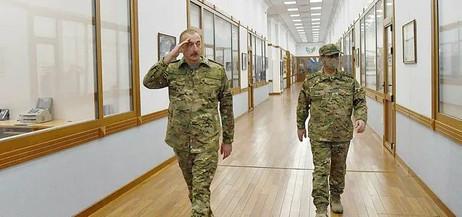 Azerbaycan Cumhurbaşkanı İlham Aliyev mesajını askeri elbise ile verdi: Hiçbir güç irademizi etkileyemez
