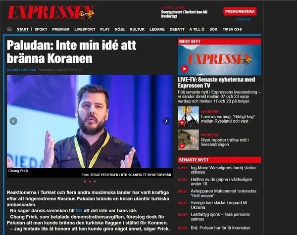 Rasmus Paludan’ın skandal provokasyonun perde arkası ortaya çıktı! Mesajları deşifre oldu: Kur’an-ı Kerim yakmaya teşvik etmem
