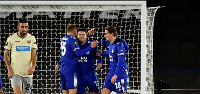Cengiz Ünder Leicester City’deki ilk golünü Yunan temsilcisine attı