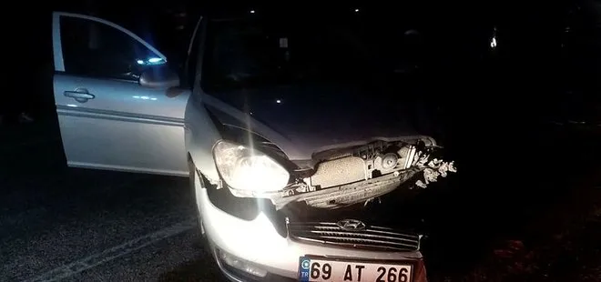 Bayburt’ta zincirleme trafik kazasında 8 kişi yaralandı