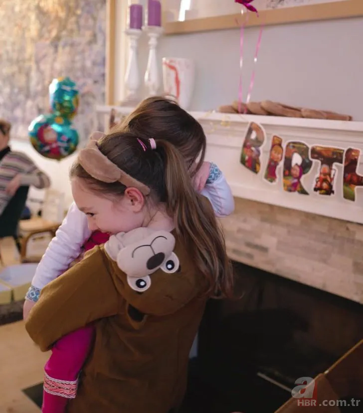 Meryem Uzerli’den ‘Maşa ve Koca Ayı’lı doğum günü kutlaması! Kızı için kostüm giydi 2