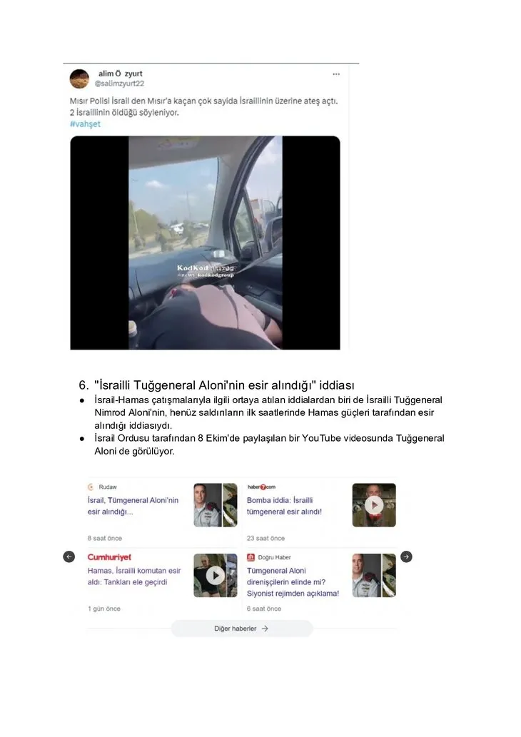 İsrail-Filistin savaşıyla ilgili yalanlar gerçekler | Dikkat! Hızlı bir şekilde yayılıyor