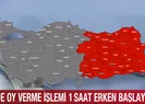 Türkiye seçime gidiyor! O illerde 1 saat erken başlayacak