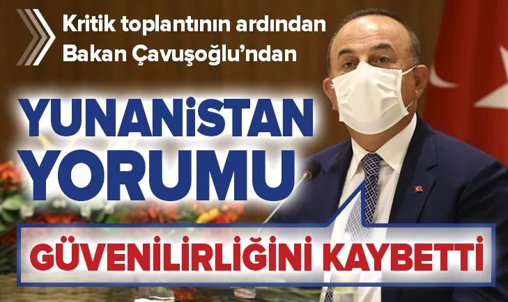 Son dakika: Dışişleri Bakanı Mevlüt Çavuşoğlu'ndan Akdeniz açıklaması